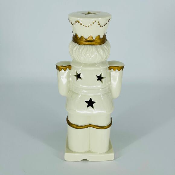 International Bazaar Porcelain Christmas Holiday Nutcracker Decoration - VGUC - Picture 3 of 9